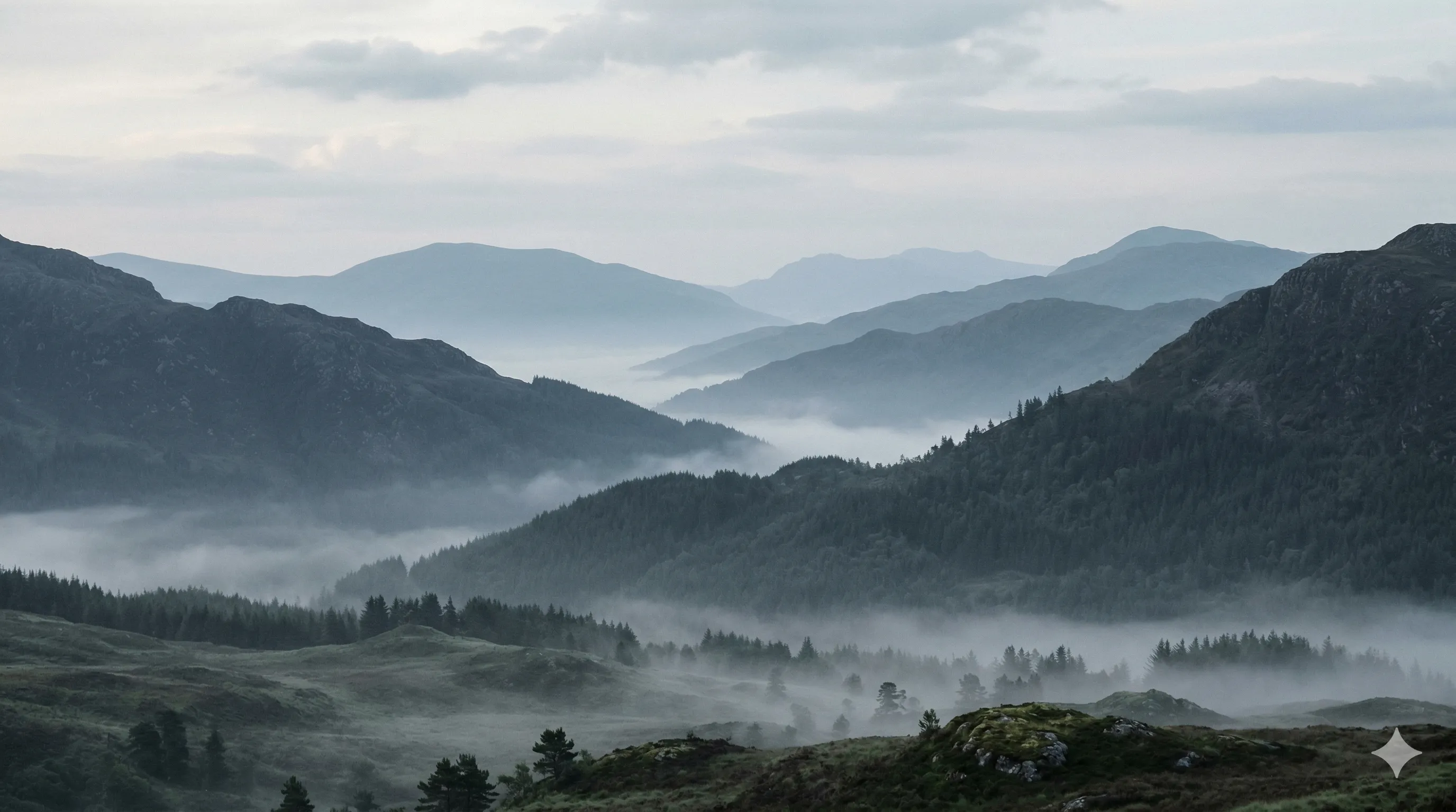 哲学を表す山岳風景のプレースホルダー画像